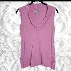 Prairie Underground Pink Sleeveless Cowl Neck Size Small